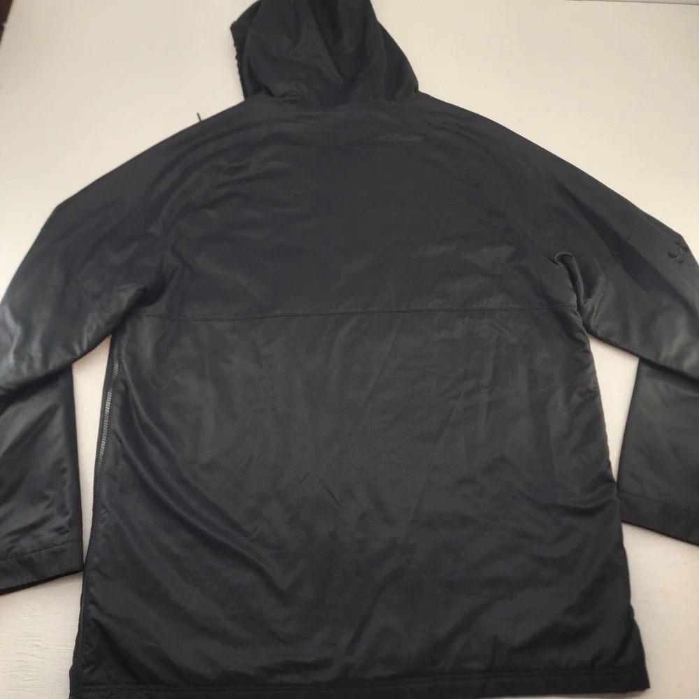 Under Armour XL Black‎ UA Storm Anorak Pullover Hooded Jacket Camo Lining *FLAW*